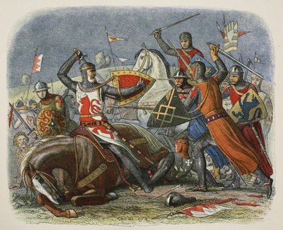Death of De Montfort, 12 August 1265, from A Chronicle of England BC 55 to AD 1485 by James William Edmund Doyle